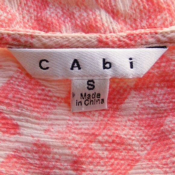 CABI Blouse, S, Semi-sheer, 3/4 sleeves, Button Front - Picture 8 of 8